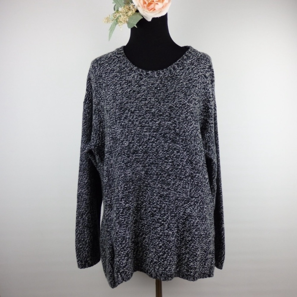 Philosophy Marled Sweater in Blackbird Ivory